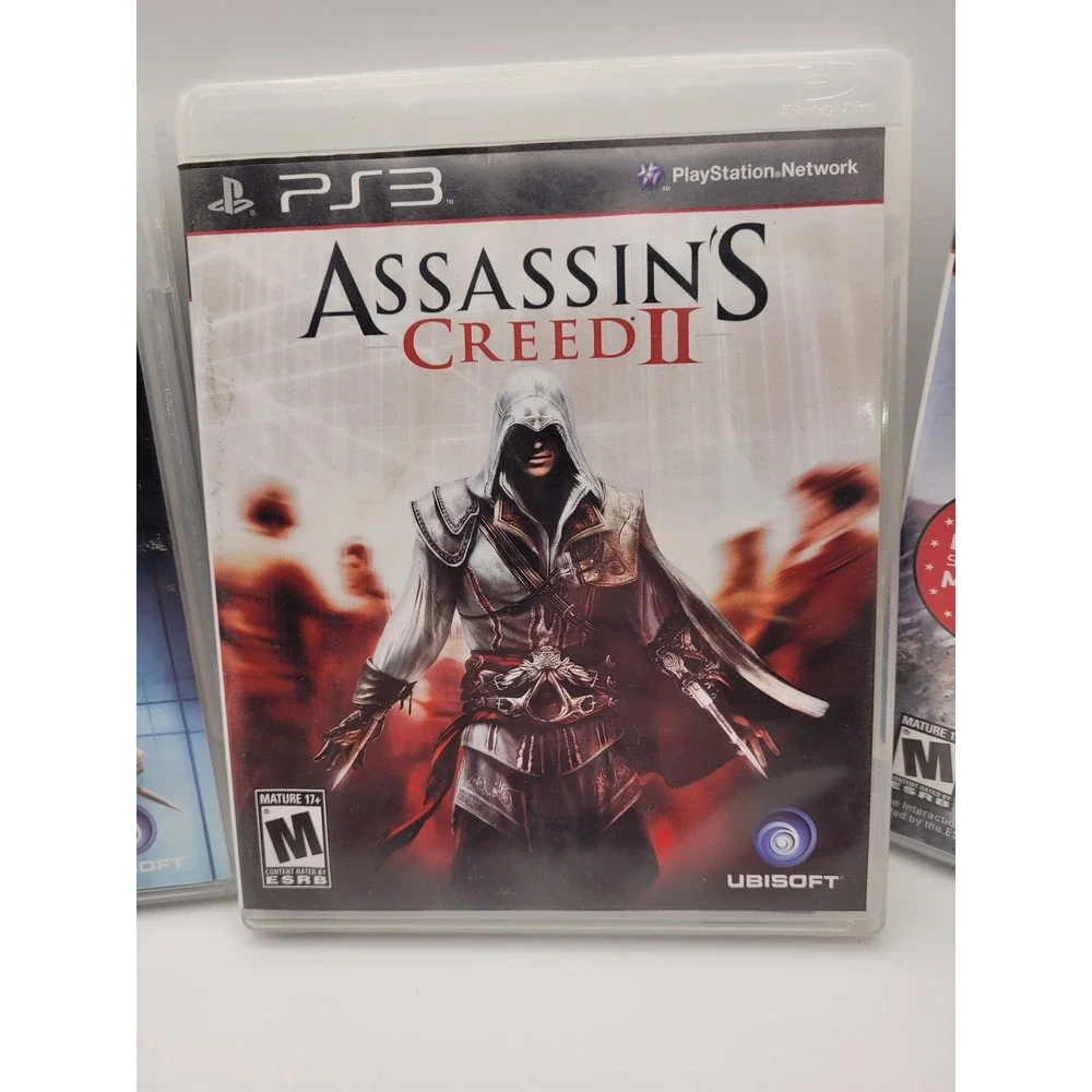 Ubisoft Assassin's Creed PS3 Game Lot 3 II Revelations III Multi Action